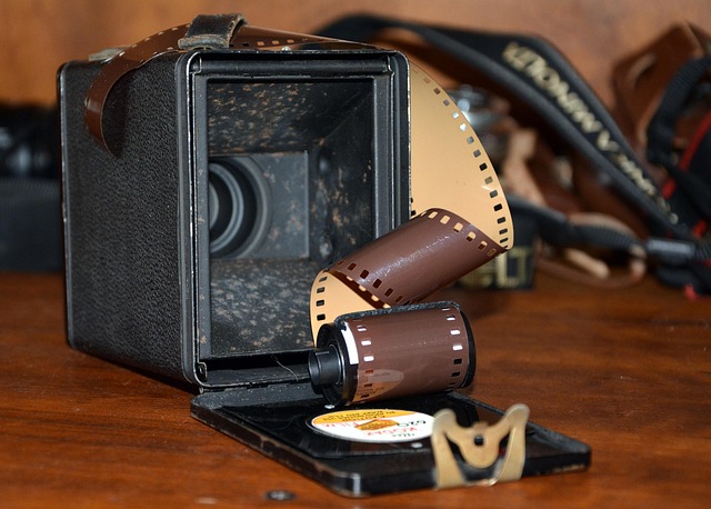 カメラのフィルムの画像
